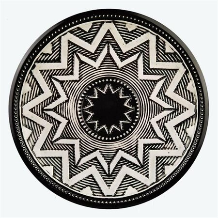 YOUNGS Metal Wall Decor, Black & White 20956